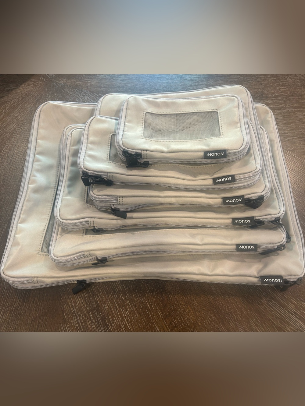 Monos Compressible Packing Cubes - set of six - grey